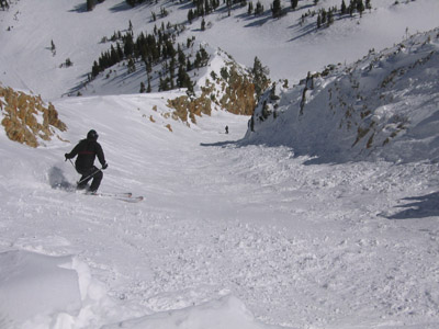 Chapter 5: Ben (left) and Aaron in Mount Baldy’s Main Chute, April 14, 2007