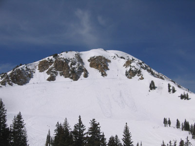 Chapter 5: The traverse and hike up Mount Baldy's East Chutes to access the summit and Main Chute, April 14, 2007