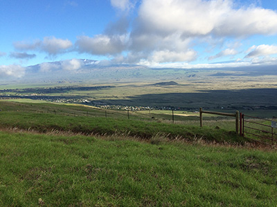 Chapter 12: 13,679-foot Mauna Loa from Kohala Mountain Road during the author’s first Ragnar Hawaii leg on November 4, 2017. Photograph © Marie.